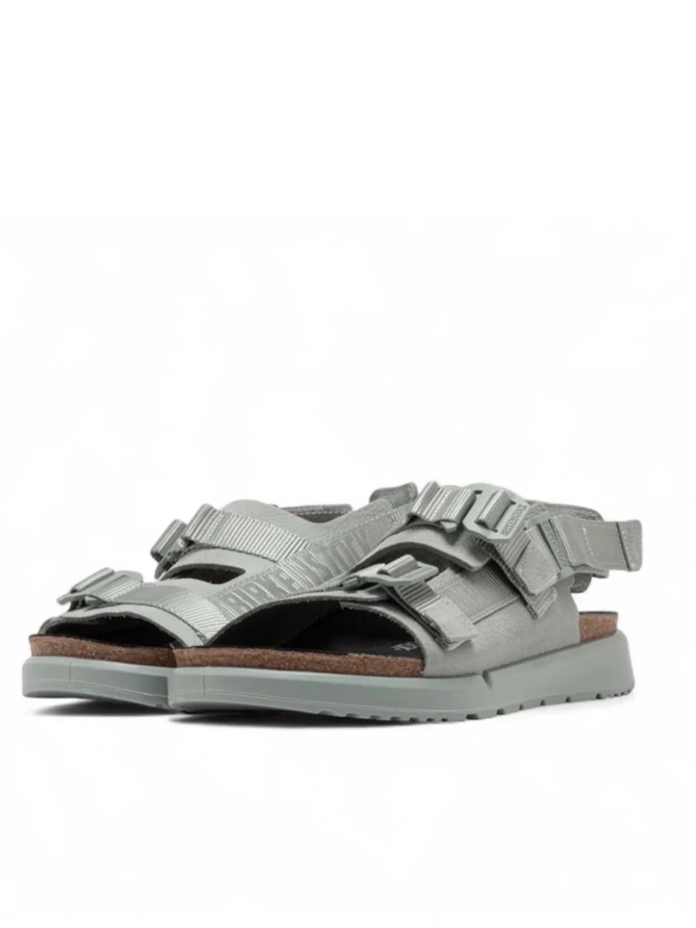 Birkenstock Shinjuku Pure Sage Buckle-Straps Sandals Size EU 43/US Men 10-10.5